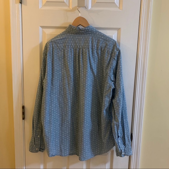 J Crew Printed Chambray Button-Down - Picture 2 of 2